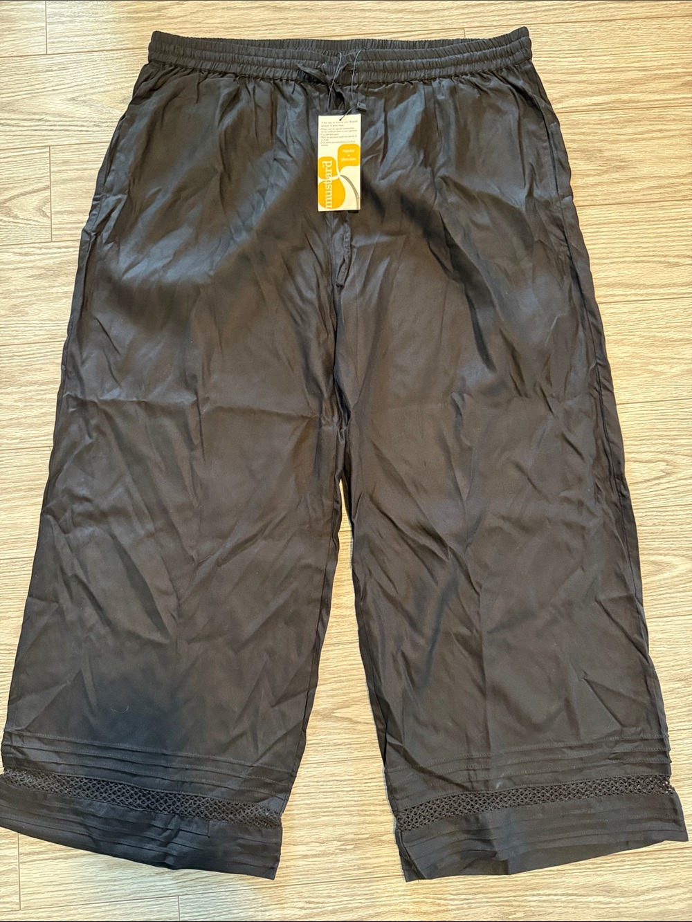 NWT Mustard Brand Palazzo Pants